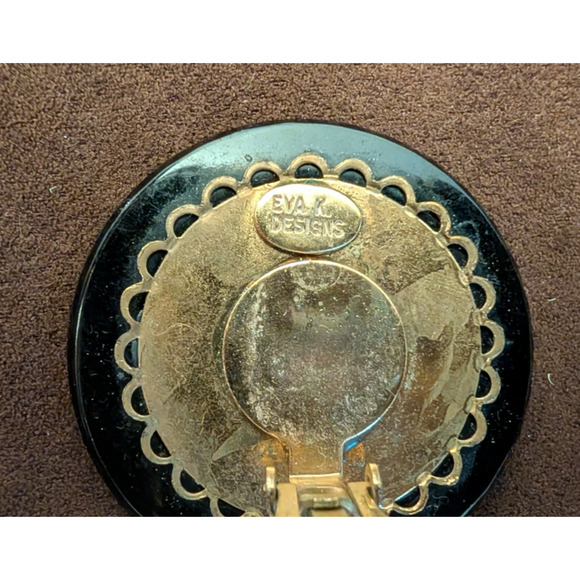 Vintage Greek Coin Alexander the Great by Eva K. Designs CLIP earrings - Picture 3 of 4